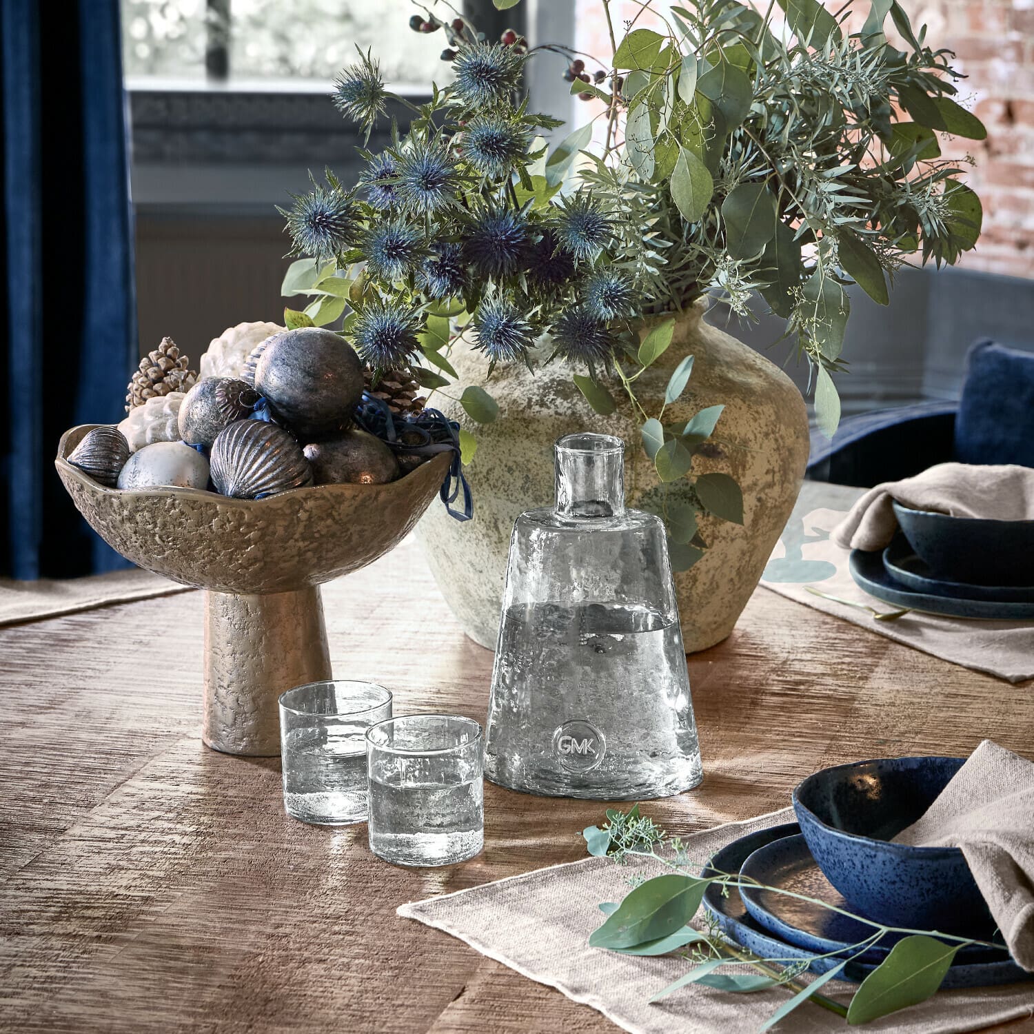 Karaf met glas set van 3 Elanisa