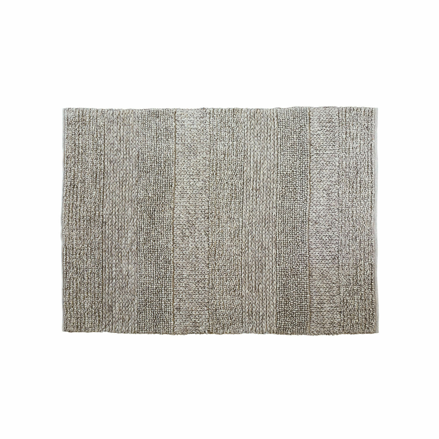 Tapis Welezas Tapis beige à tissage épais en fibres naturelles, parfait pour la décoration intérieure et les sols