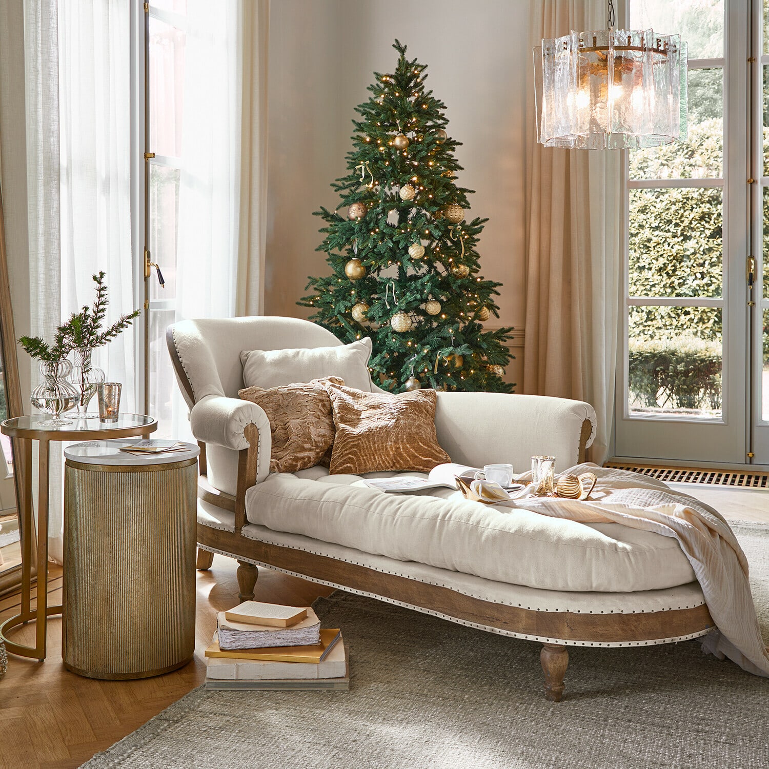 Lot de 2 housses de coussins Doranza