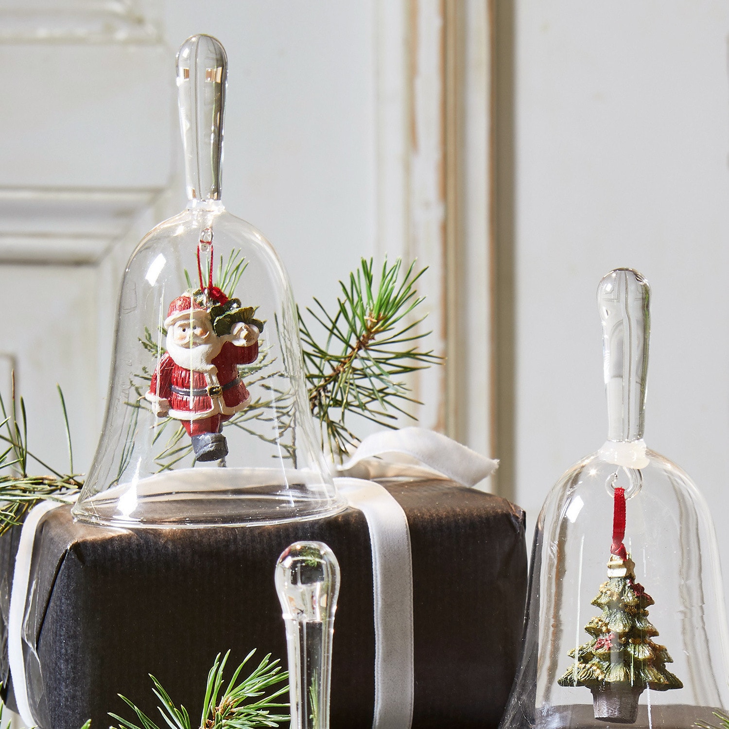 Lots de 4 cloches de Noël Aribelle