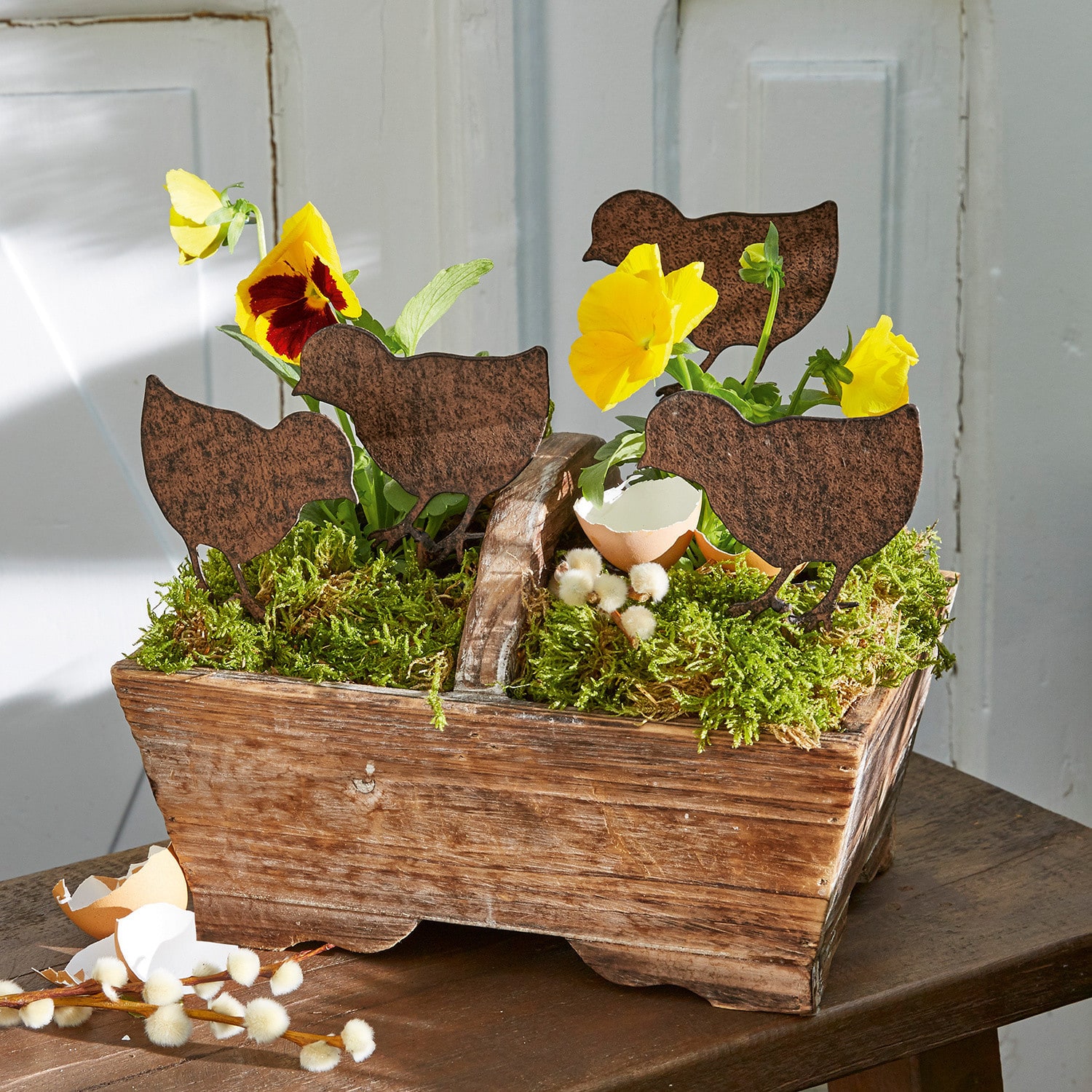 Tuinornament, set van 4 Tiago