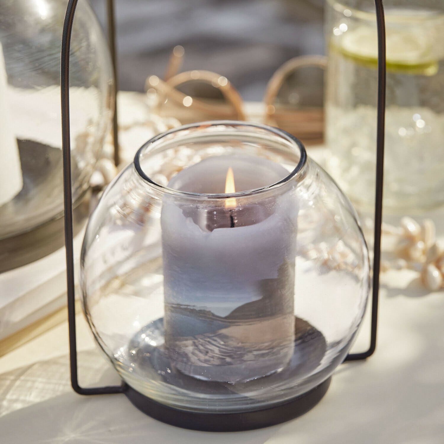 Lot de 2 photophores Serenaro