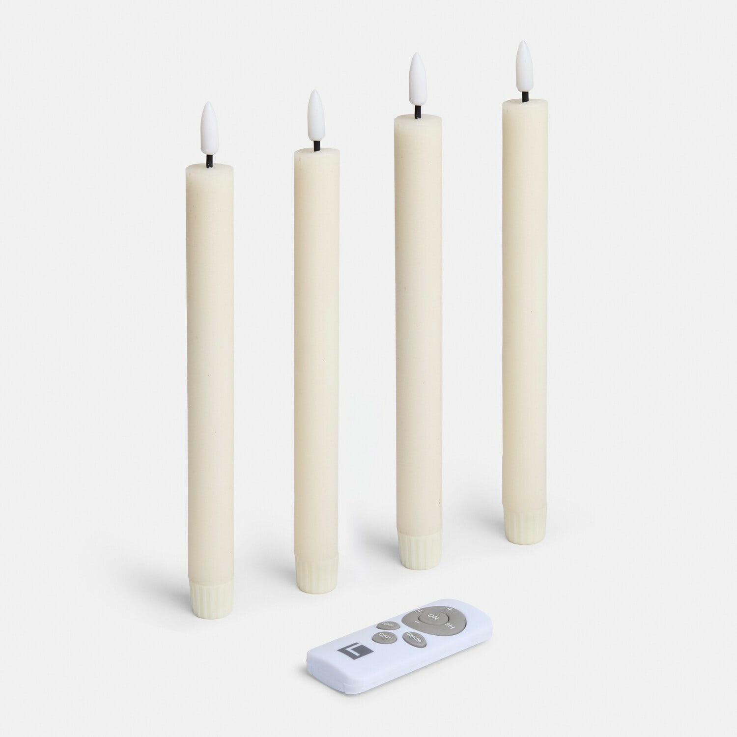 Lot de 4 bougies longues à LED Eldsora Lot de 4 bougies longues à LED Eldsora