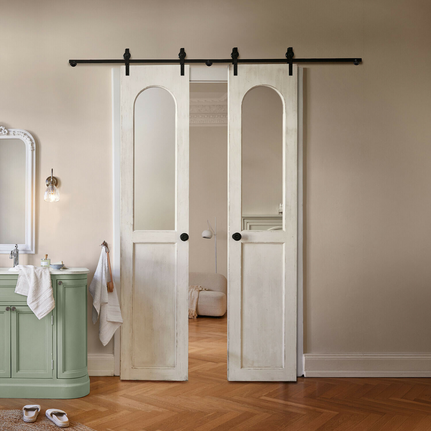 Double-porte coulissante Eiraveth