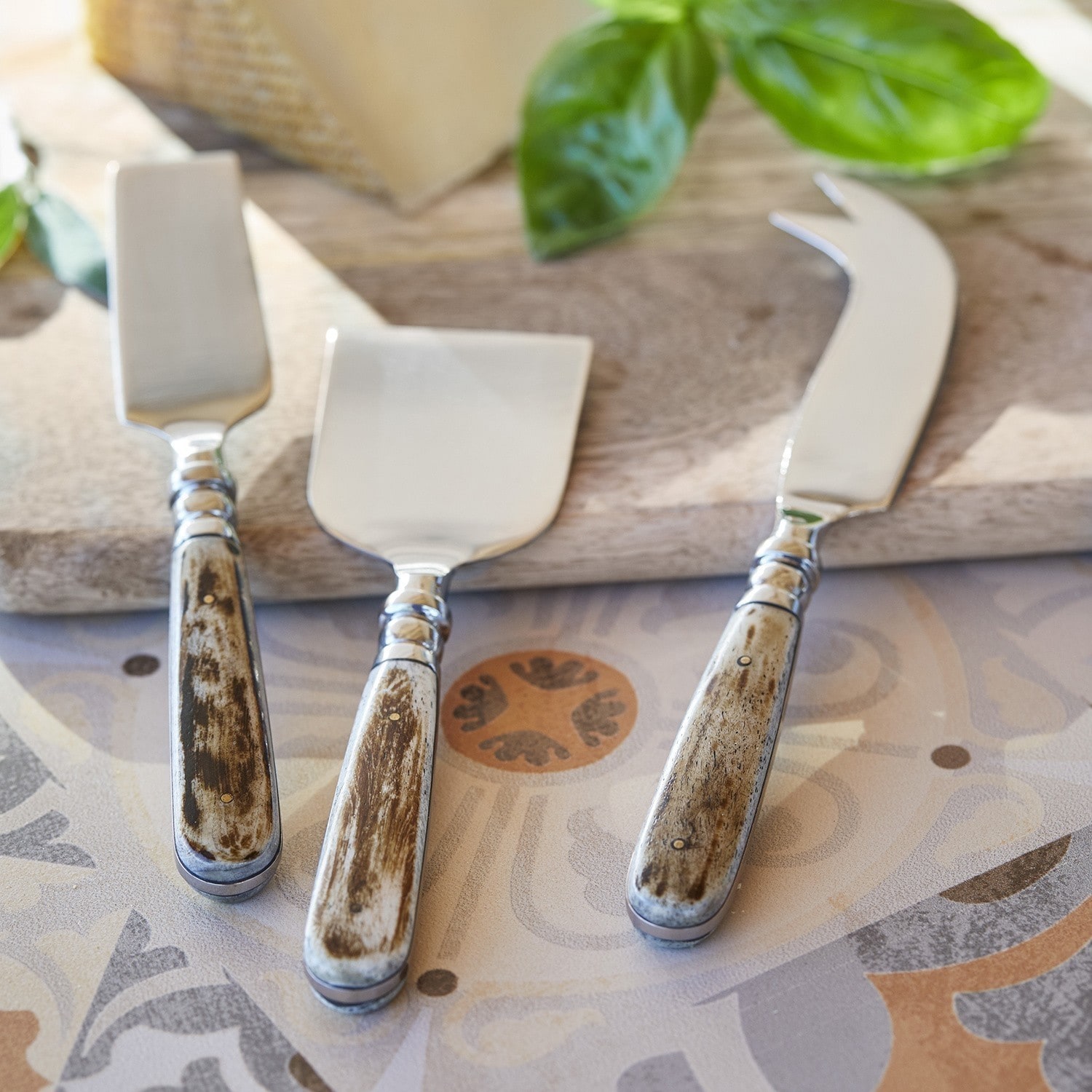 Lot de 3 couverts à fromage Prasville