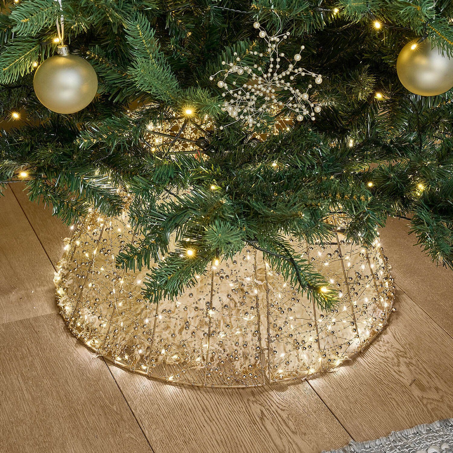Kerstboomrok met ledverlichting Seraphele