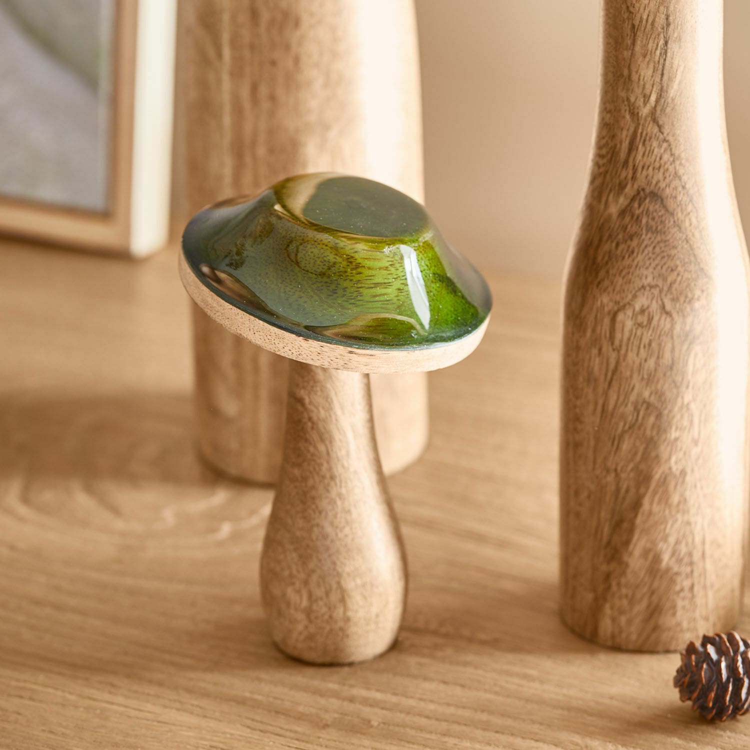 Lot de 3 champignons décoratifs Kivalor