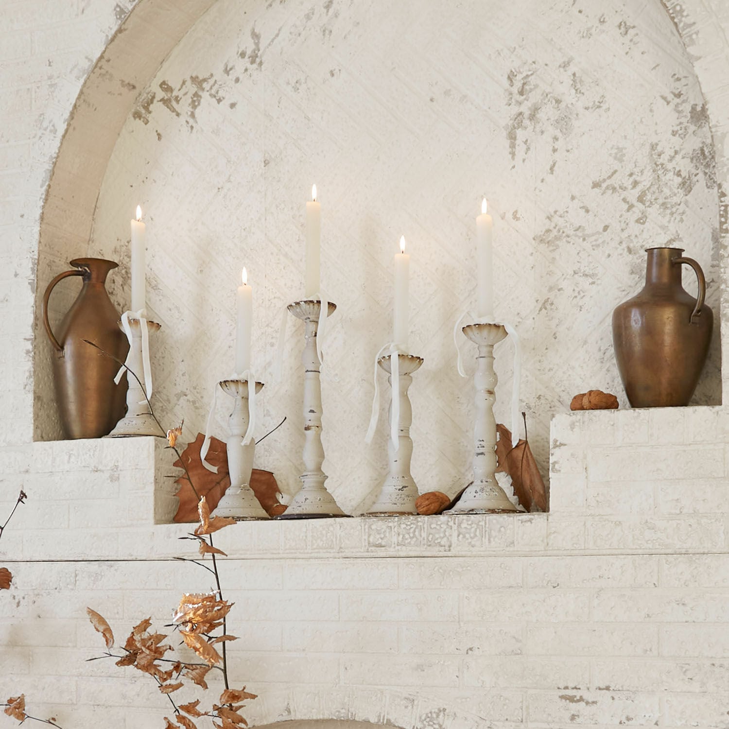 Lot de 6 bougeoirs Rivondelle