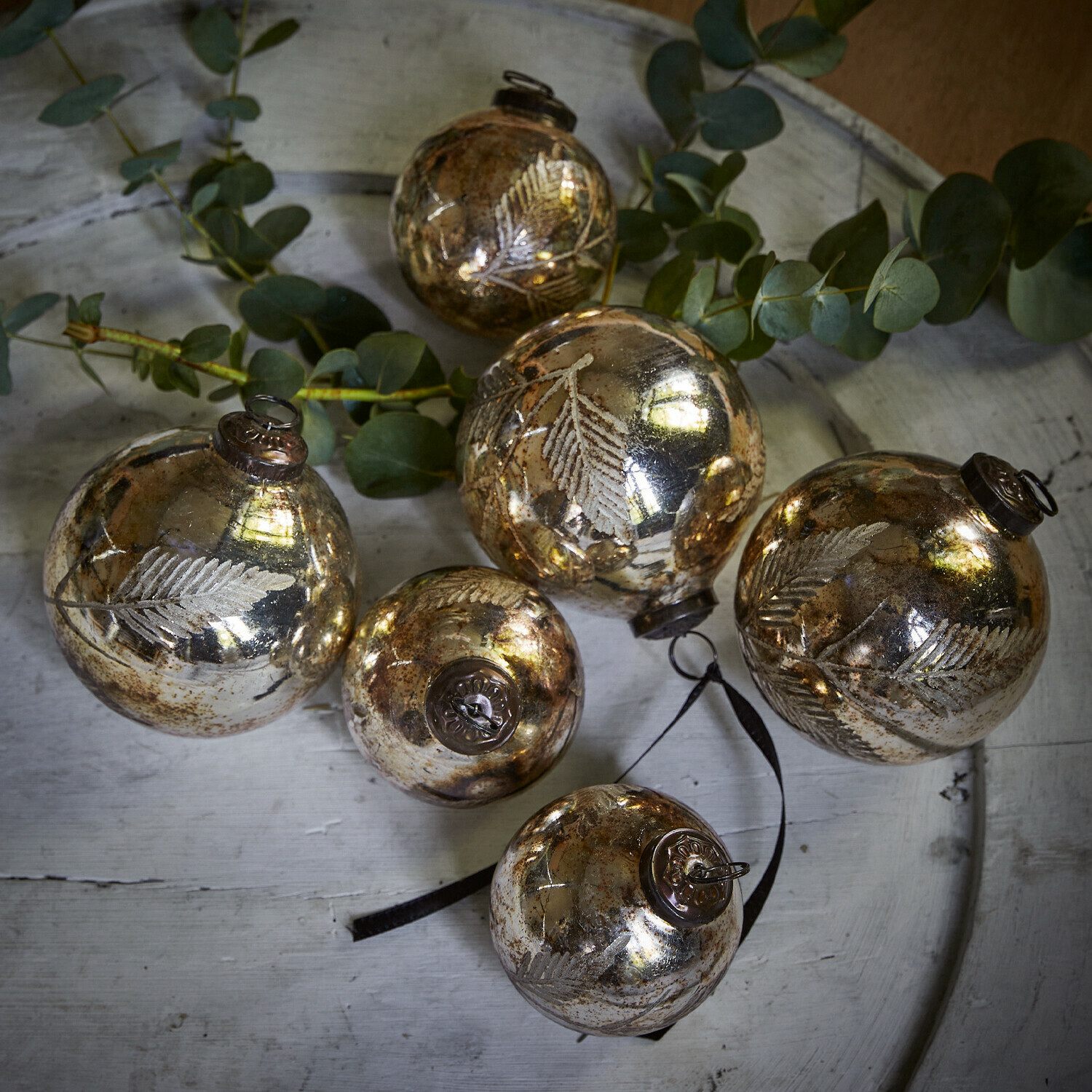 Kerstversiering set van 6 Tristan