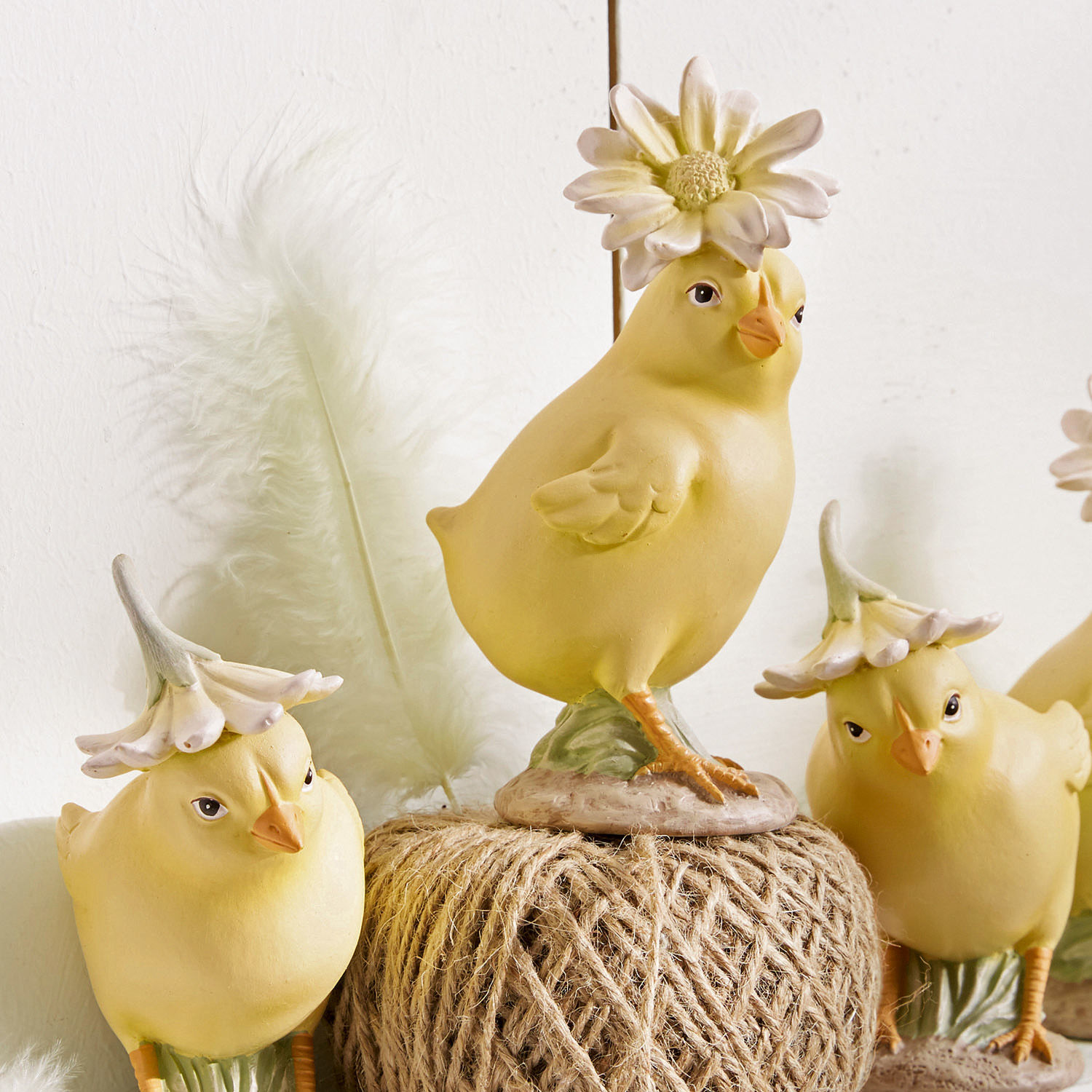 Lot de 4 poussins Garsonne