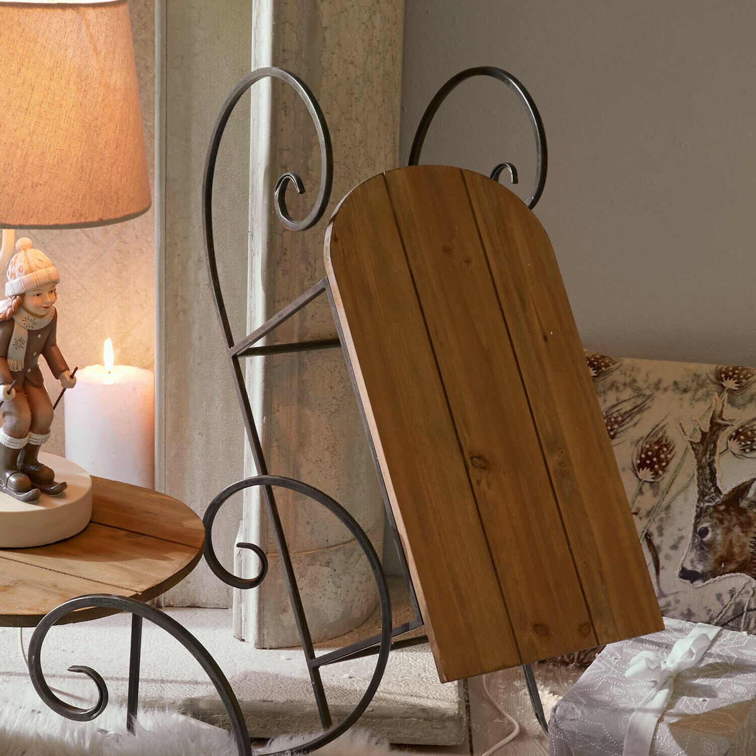 Lot de 2 traîneaux décoratifs Skalara