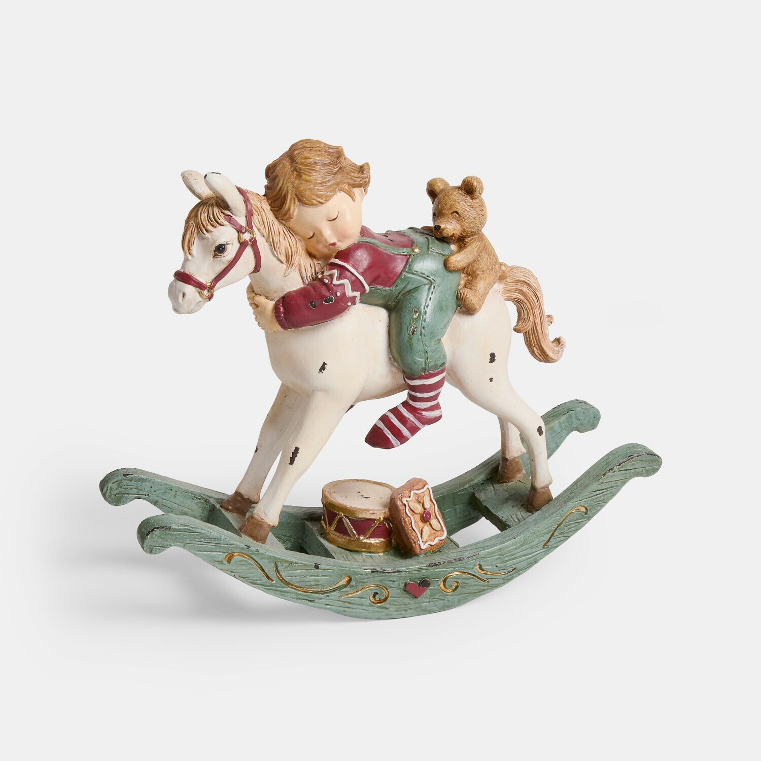 Decoratief kindje op hobbelpaard Petitnid