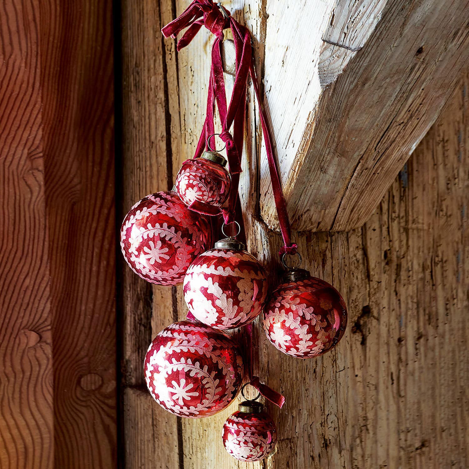 Lot de 6 décorations de Noël Talwyna