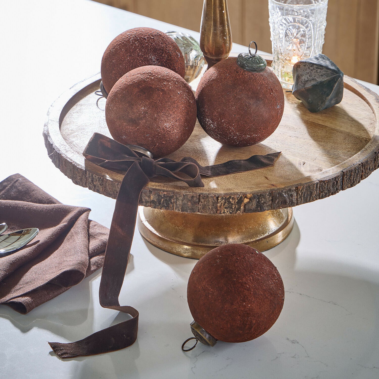 Lot de 4 boules de Noël Pirovella Lot de 4 boules de Noël Pirovella