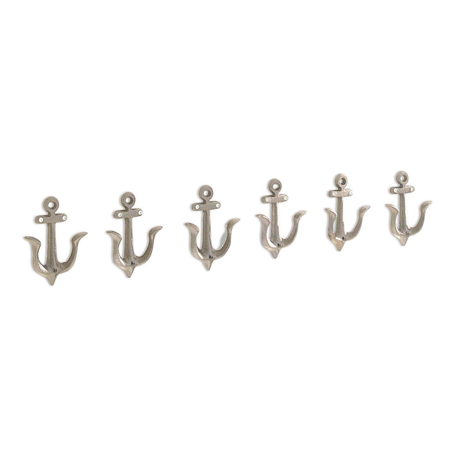 Lot de 6 patères Ancre