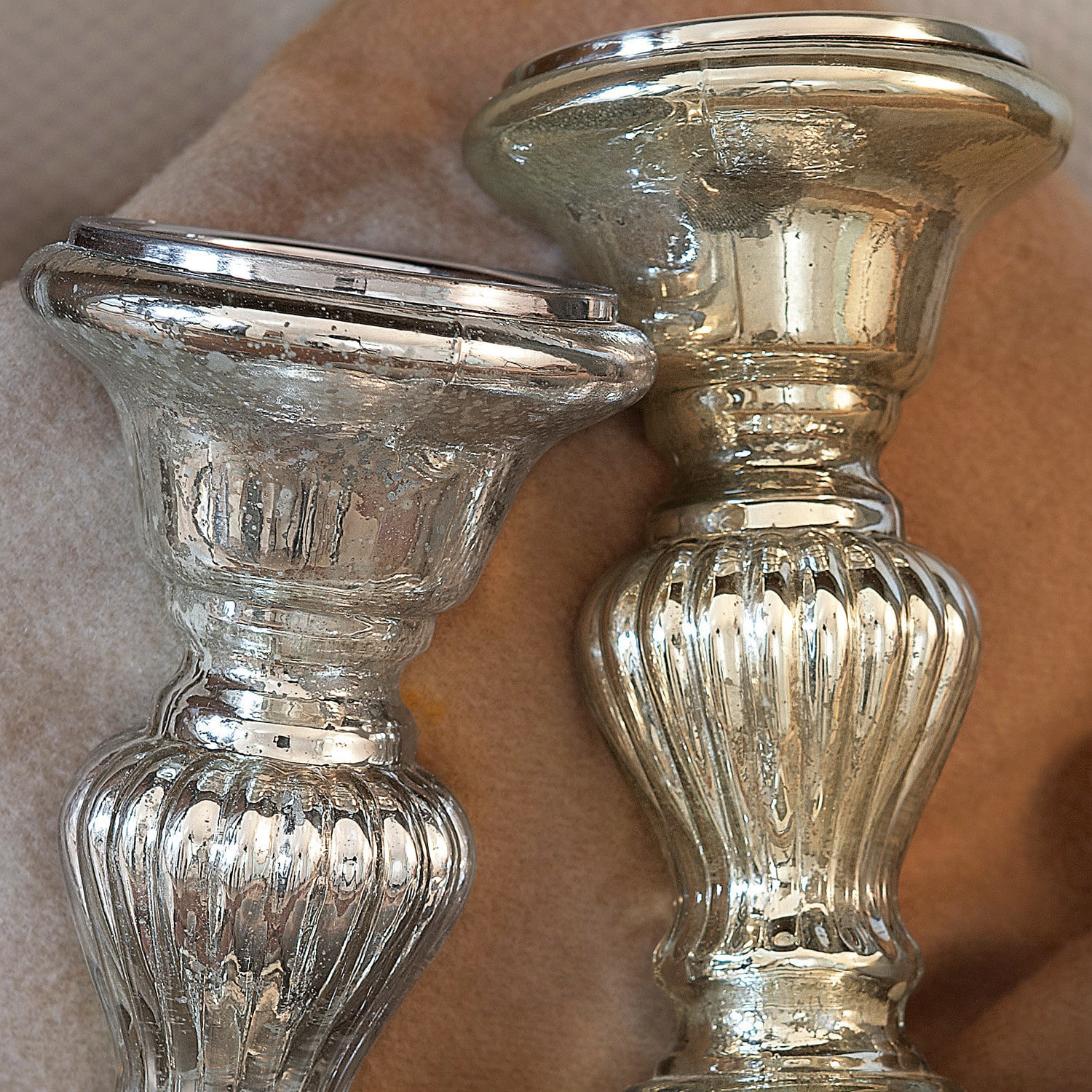 Lot de 2 bougeoirs Xavier