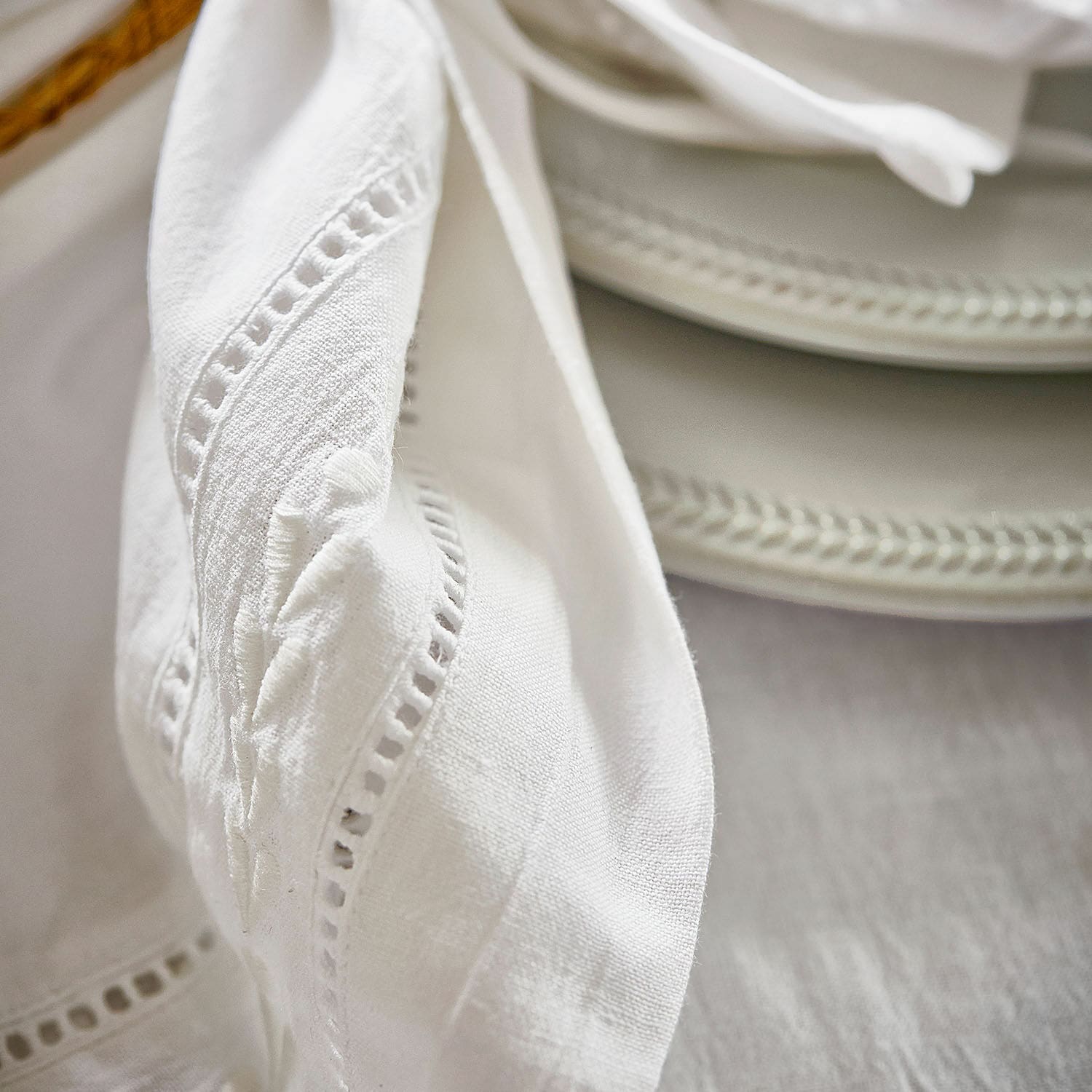 Lot de 4 serviettes de table Ellingford