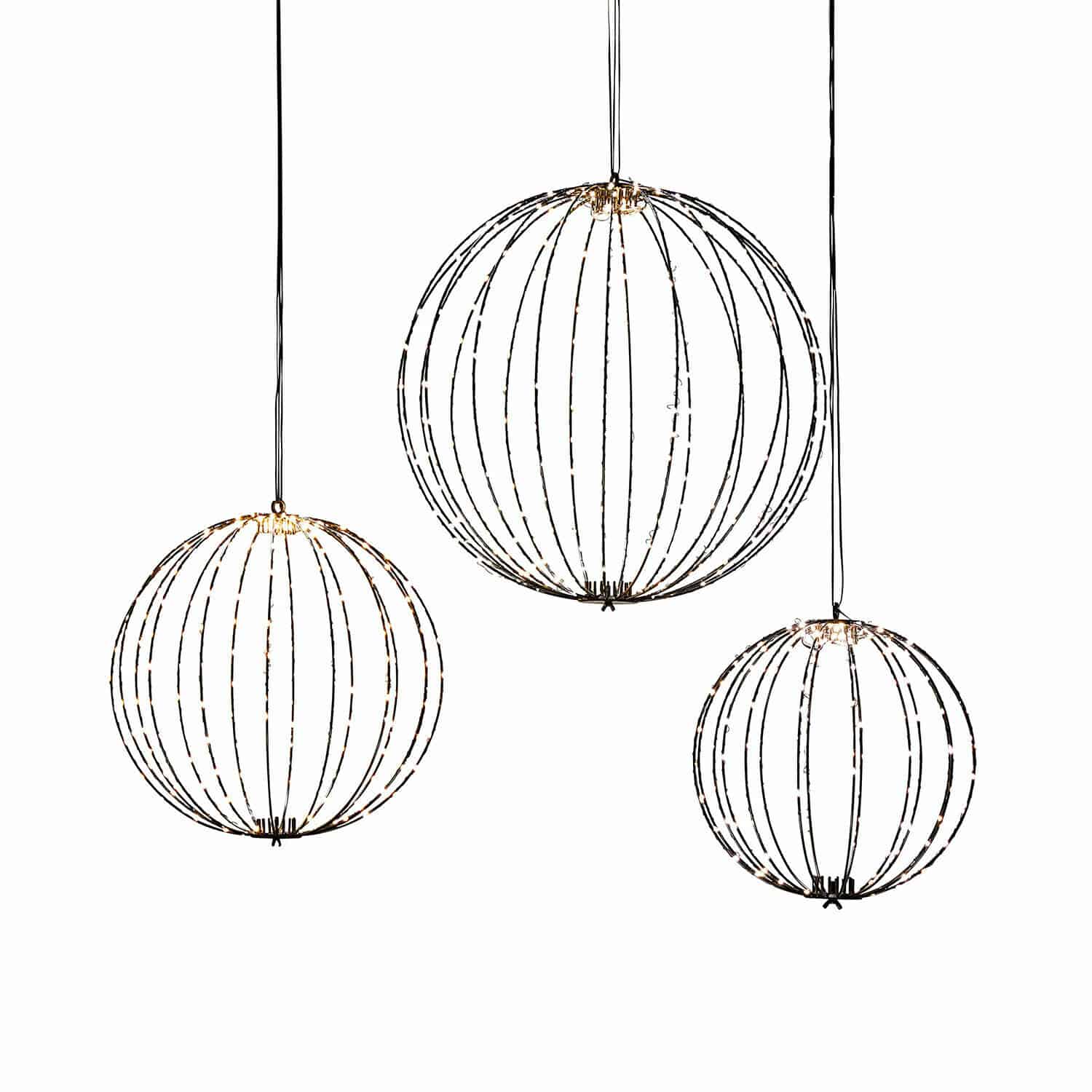 Ledlichtbol set van 3 Brilliante