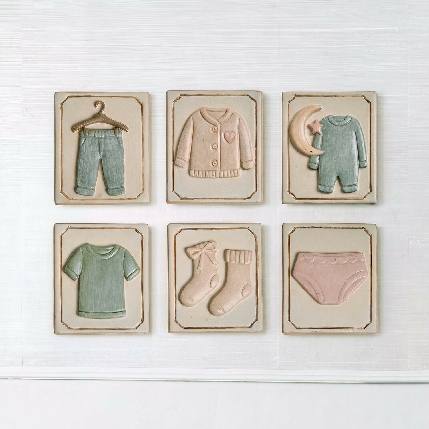 Kledingetiket set van 6 Nellini Kledingetiket set van 6 Nellini