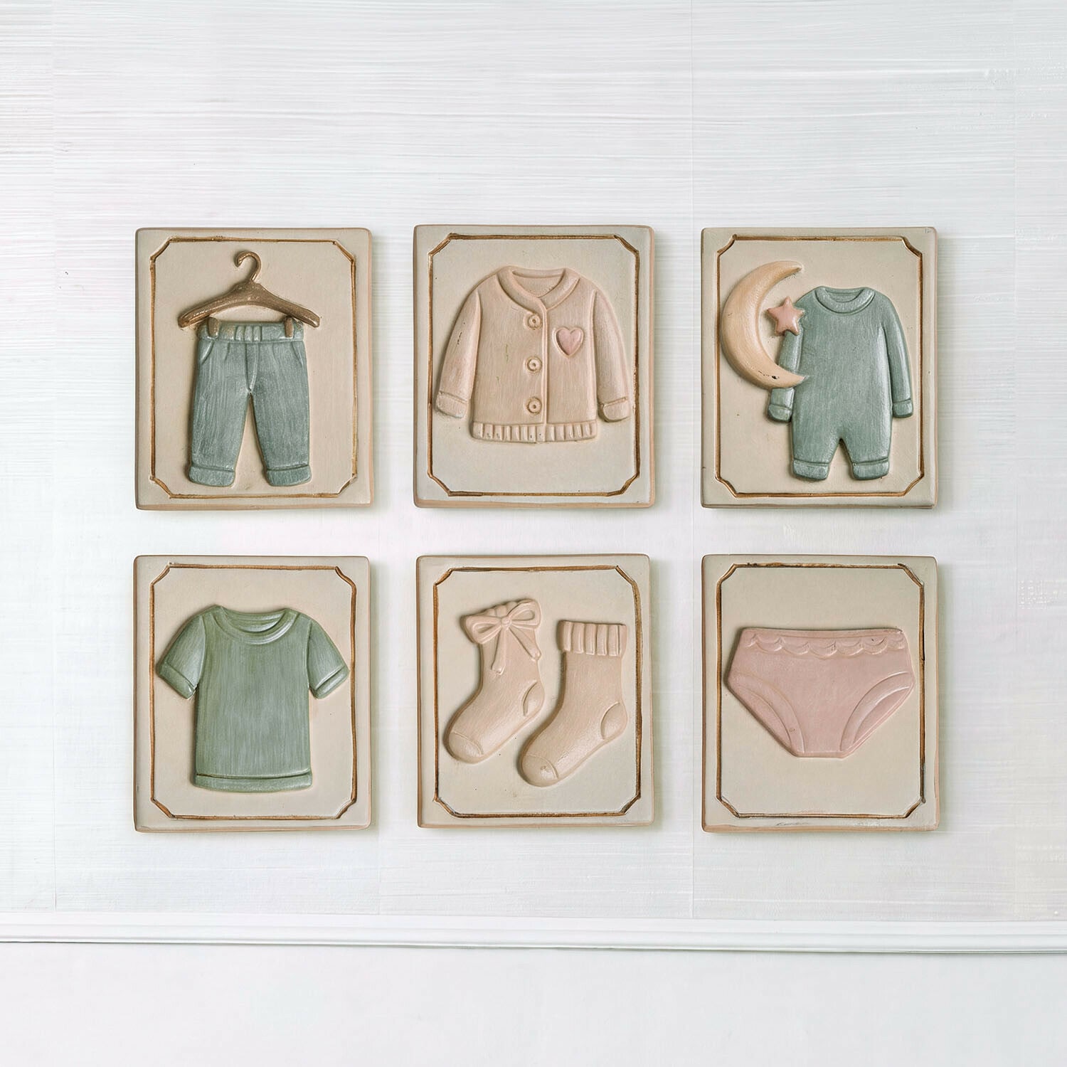 Kledingetiket set van 6 Nellini Kledingetiket set van 6 Nellini