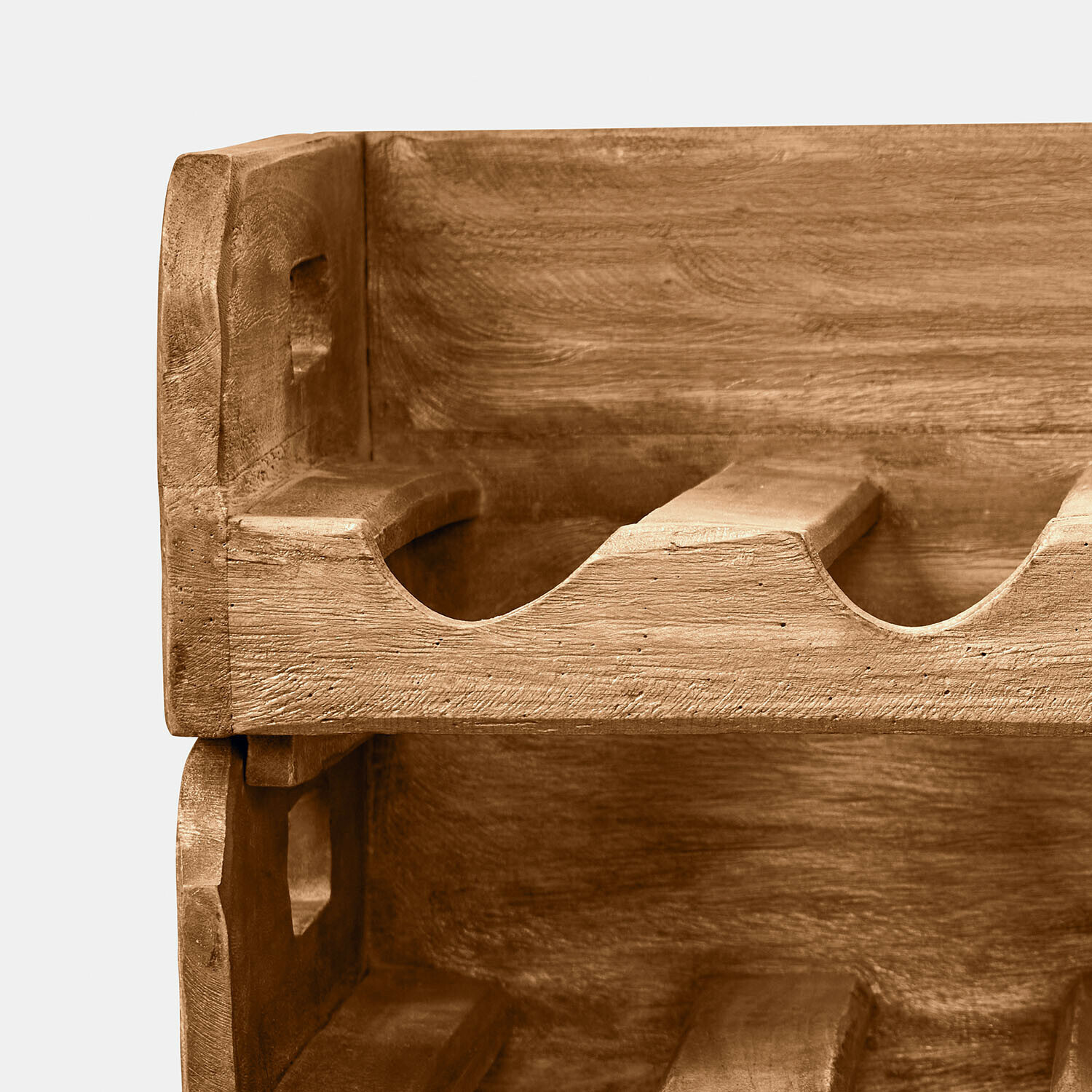 Flessenhouder set van 2 Crestwooden