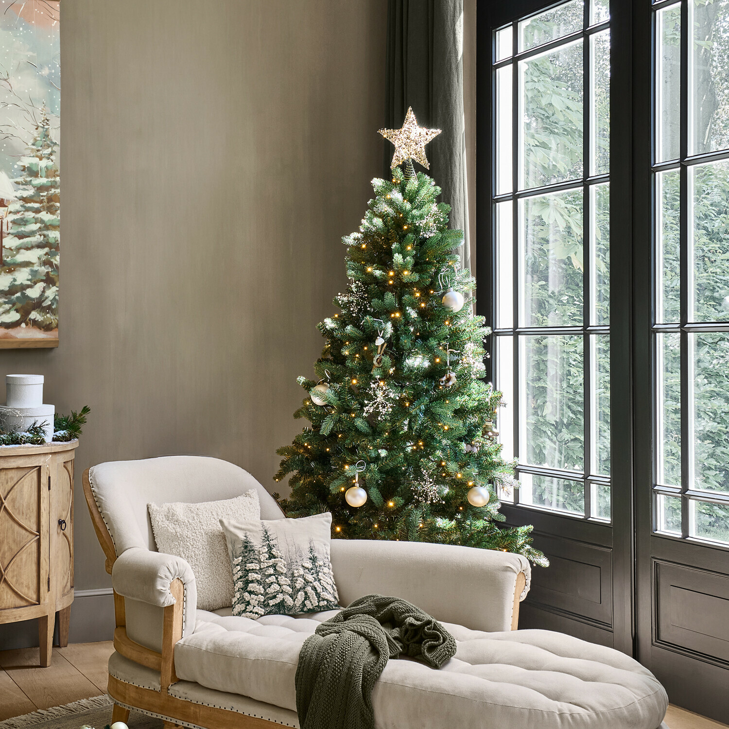 Kerstboompiek met leds Seraphele