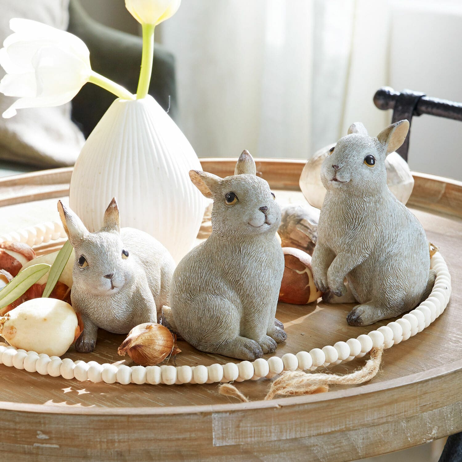 Lot de 3 lapins Anthony