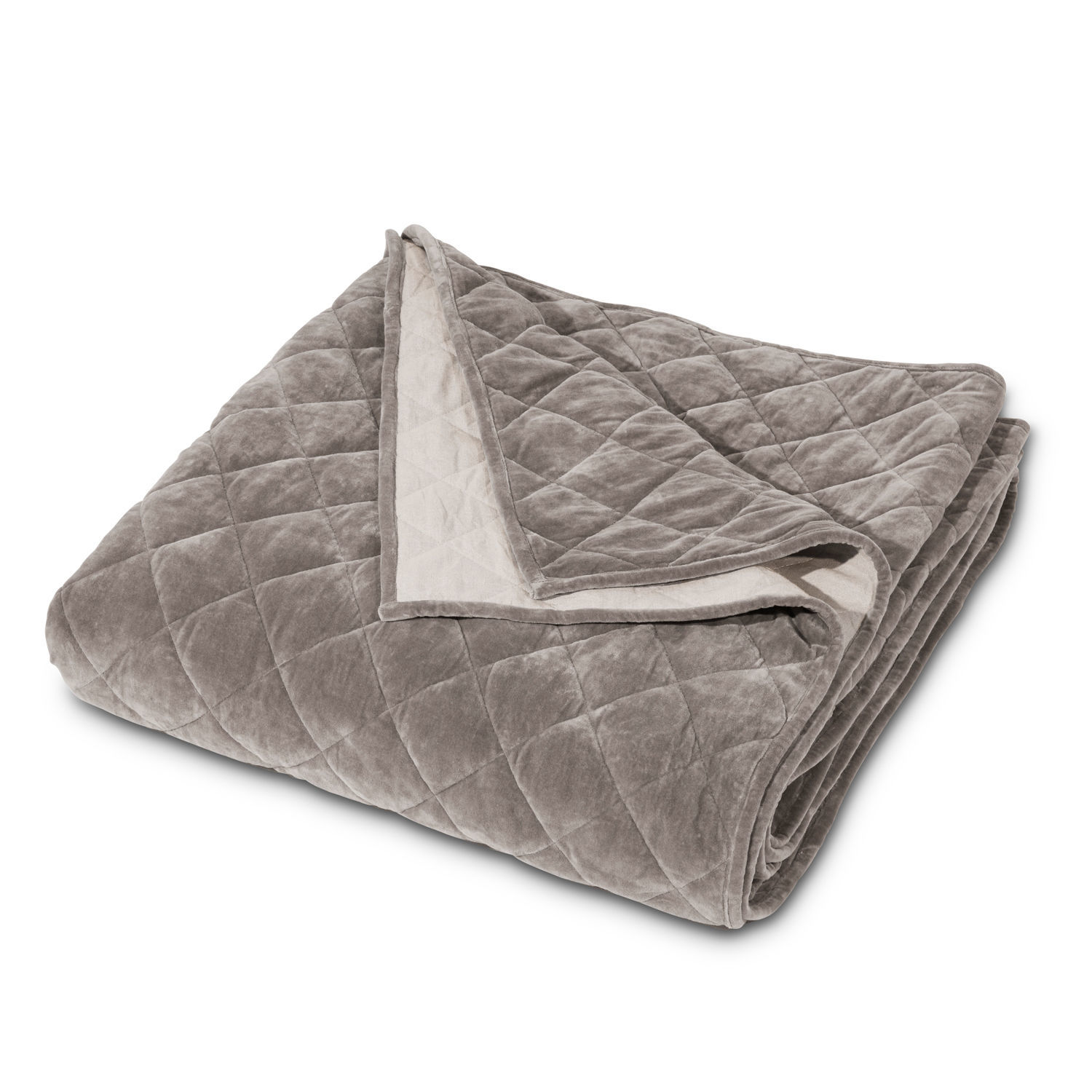 bruin Bruine doorgestikte deken van zacht materiaal, perfect voor decoratie en warmte in huis