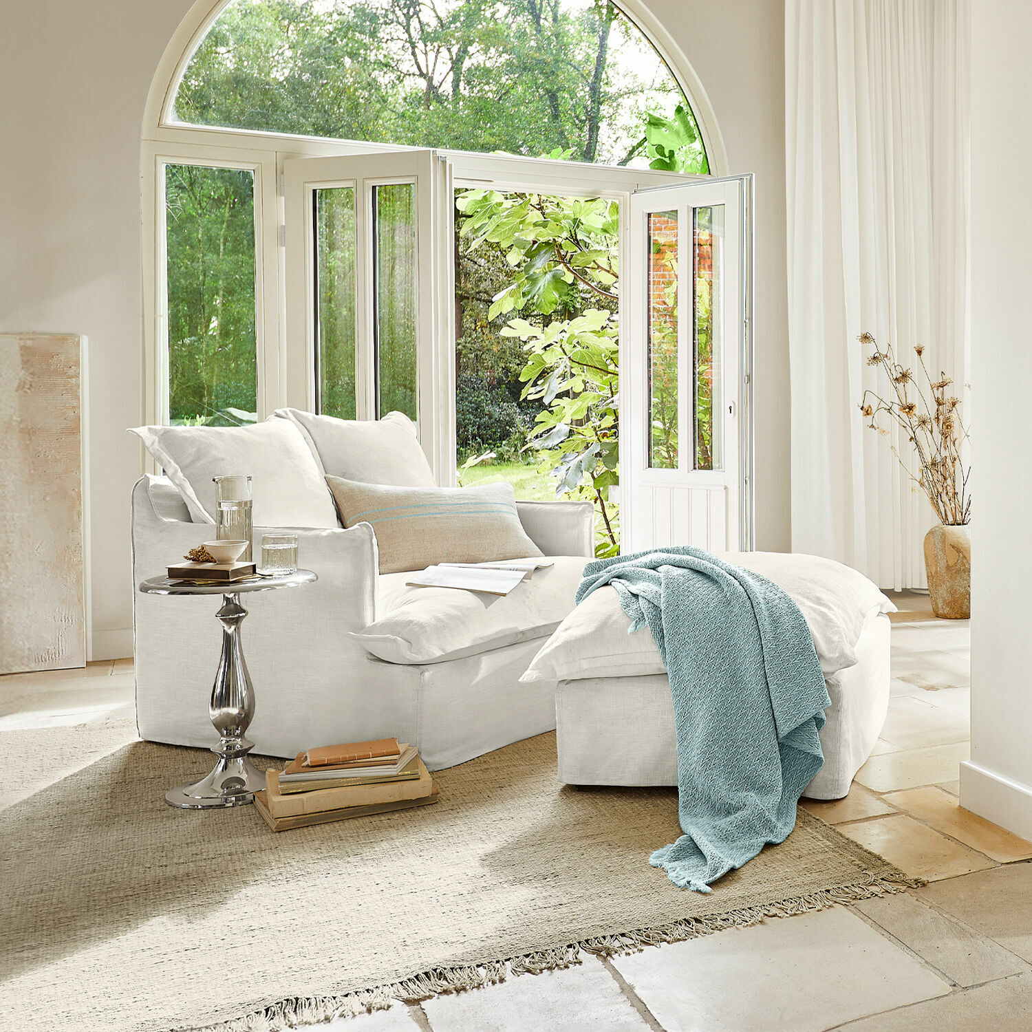Fauteuil avec repose-pieds Avignon