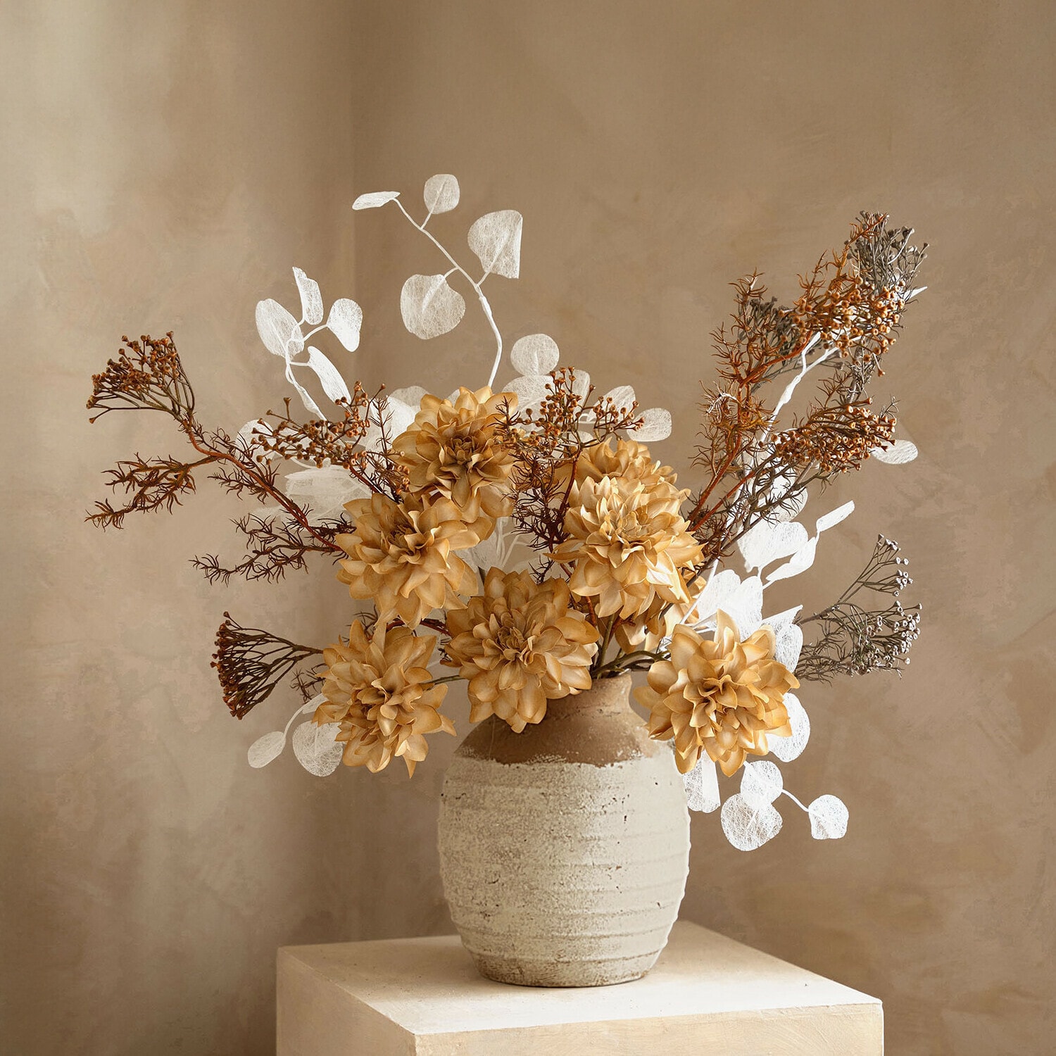 Lot de 4 fleurs décoratives Jennings