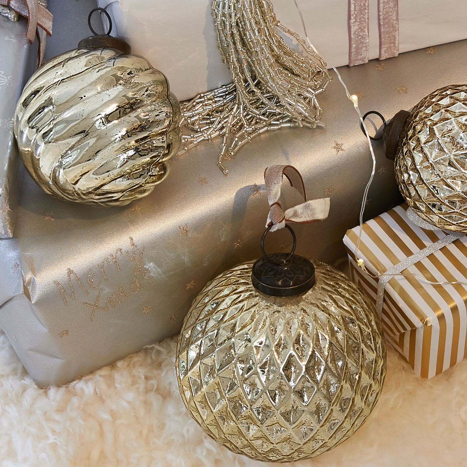 Lot de 6 boules de Noël Lyas