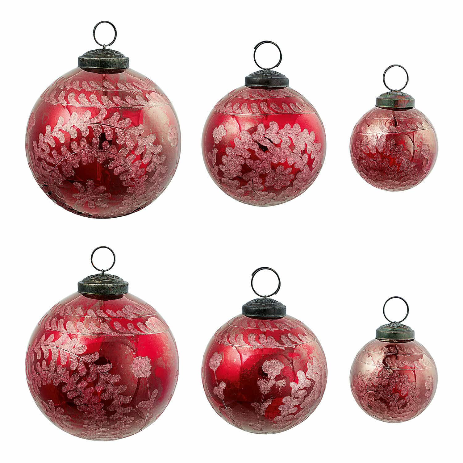 Lot de 6 décorations de Noël Talwyna
