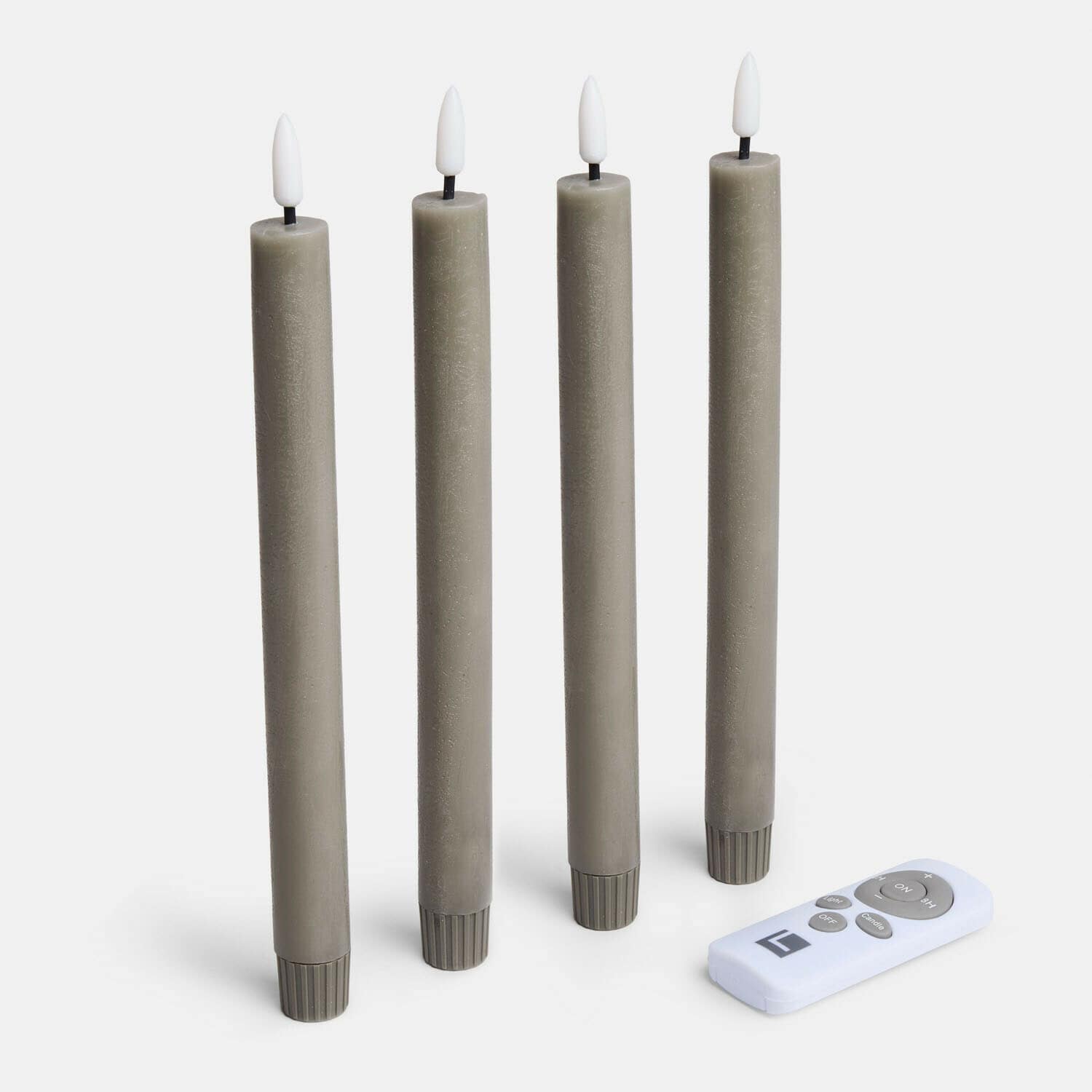 Lot de 4 bougies longues à LED Eldsora Lot de 4 bougies longues à LED Eldsora