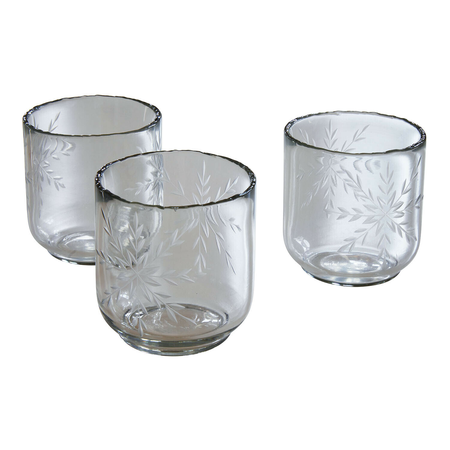 Lot de 3 photophores Selhild