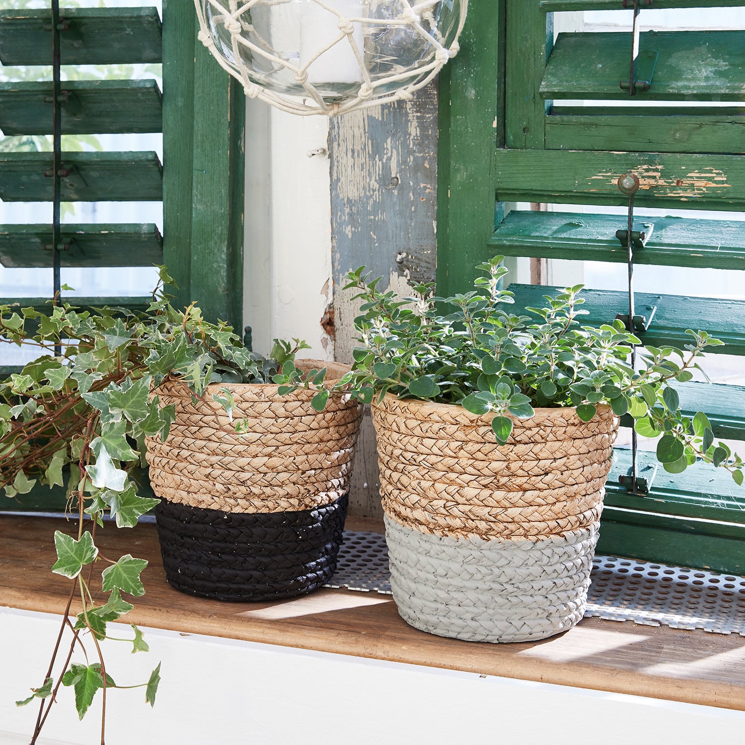 Lot de 2 cache-pots Karine