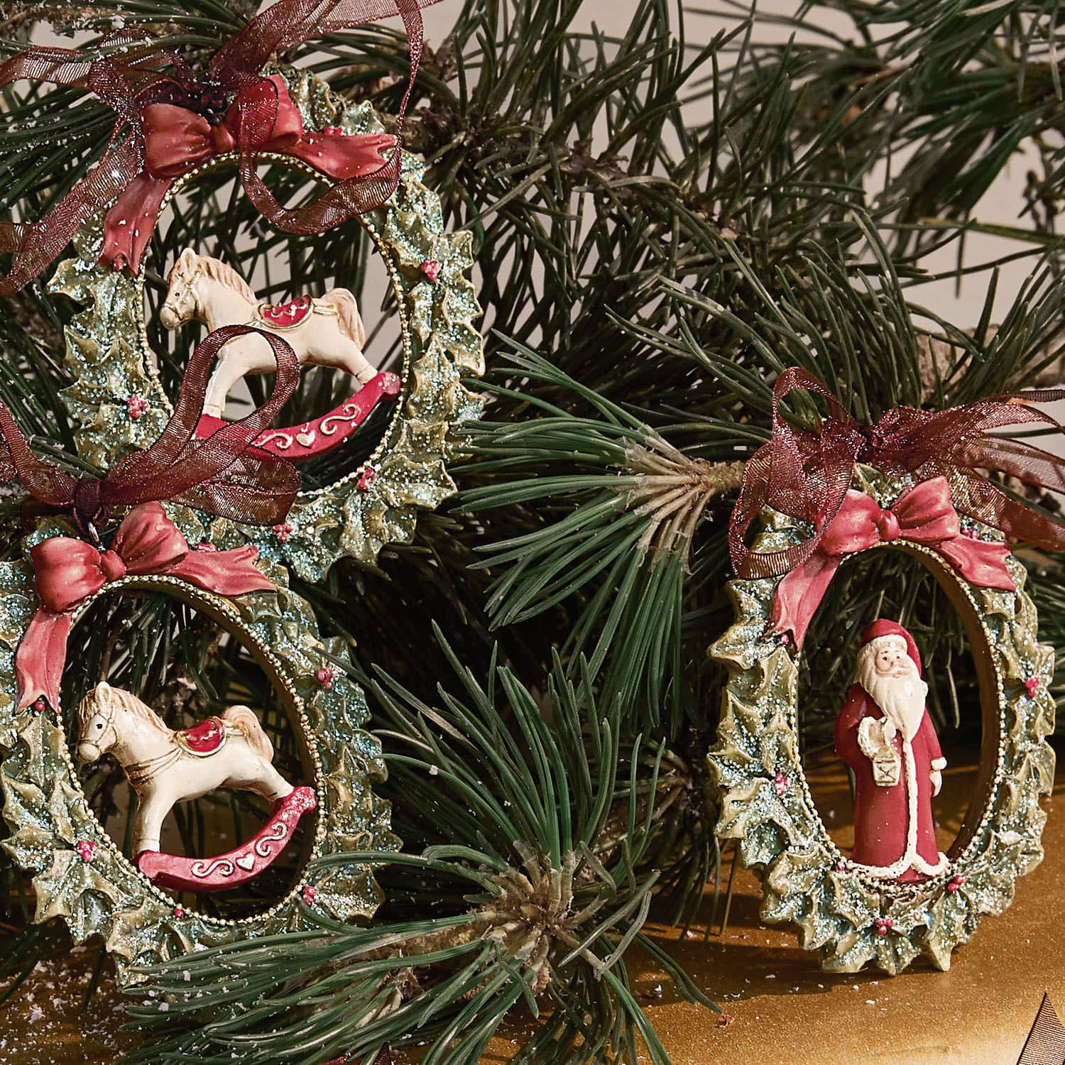 Lot de 6 décorations à suspendre Chaignes