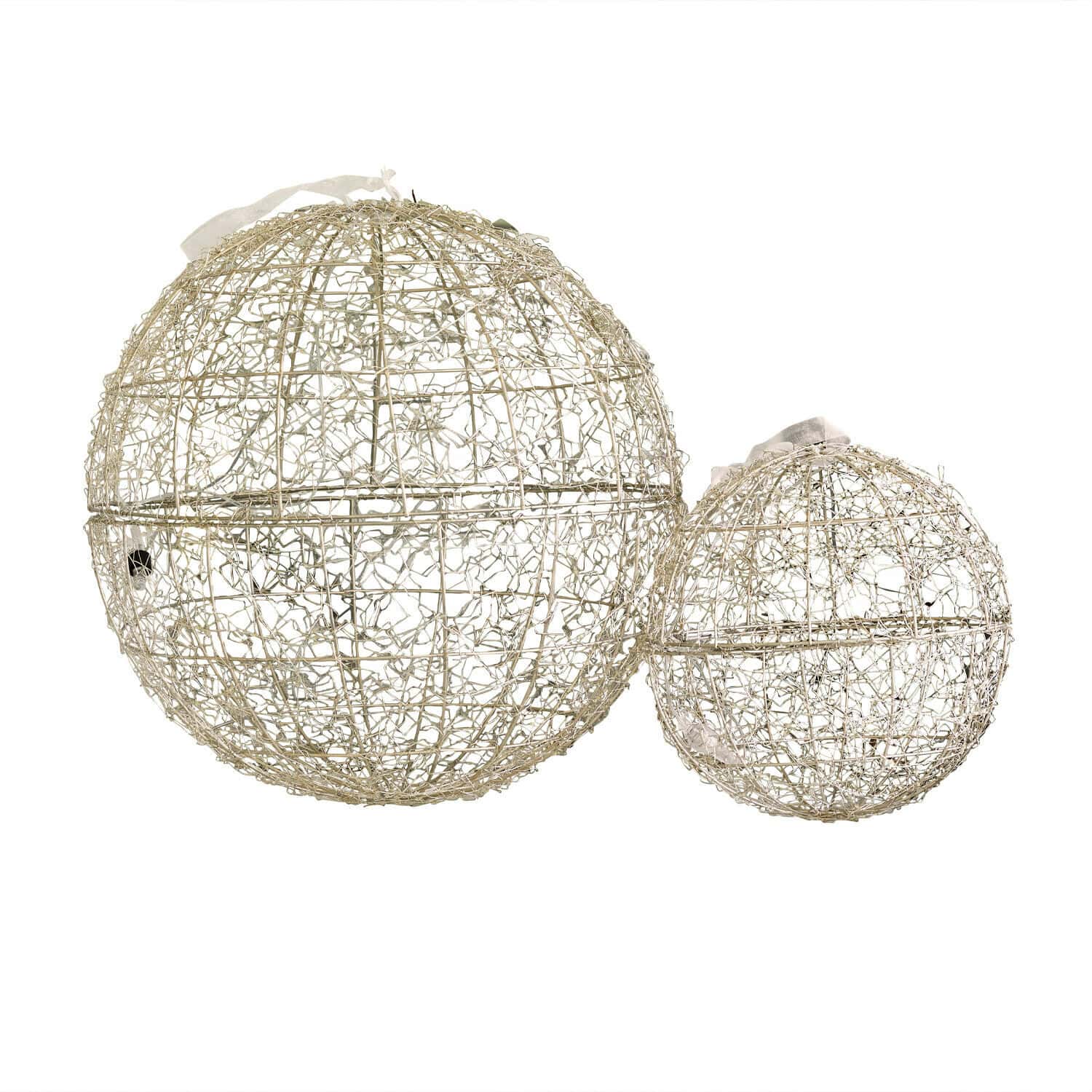 Ledbol set van 2 Ambertin