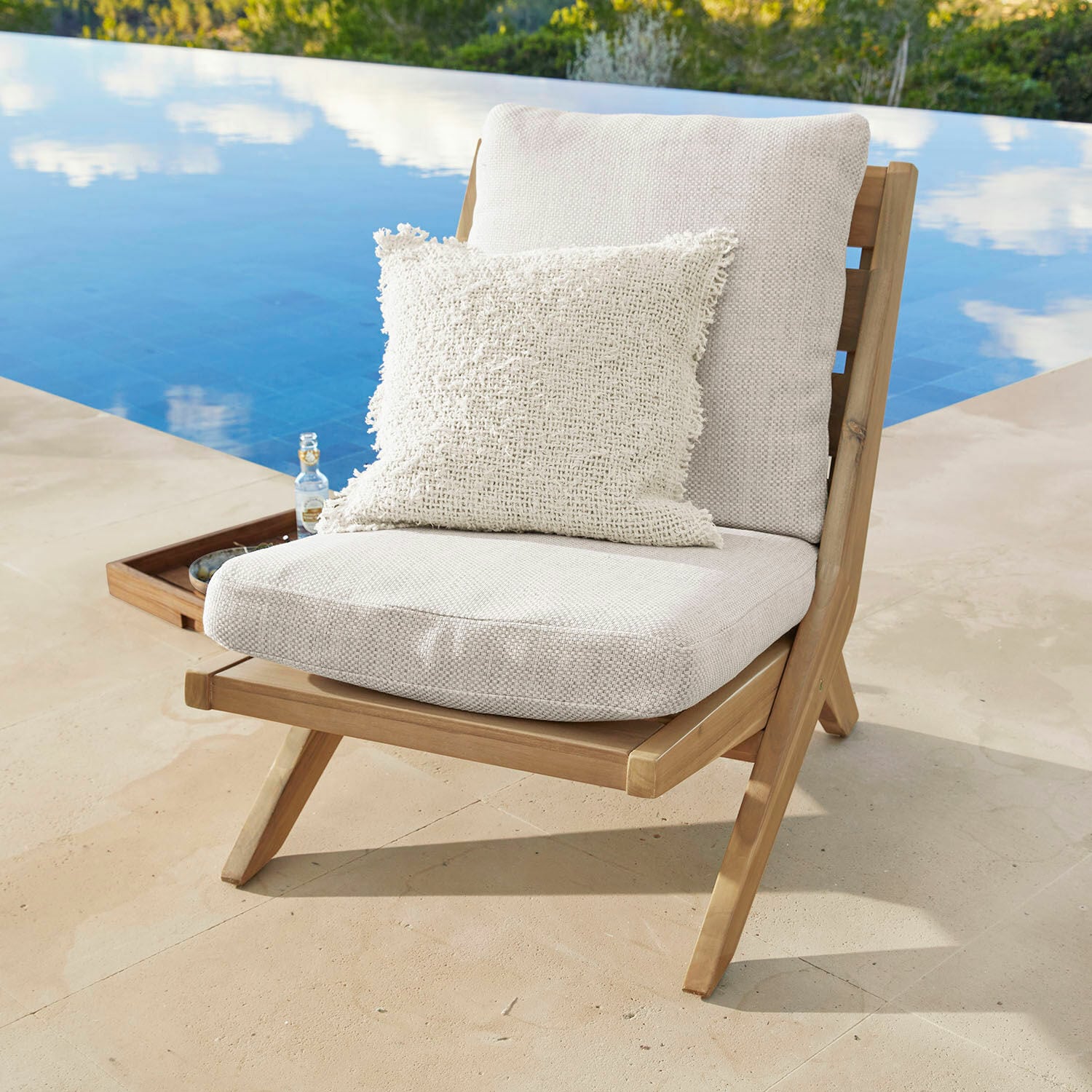 Chaise lounge FSC®-100% Montivaux