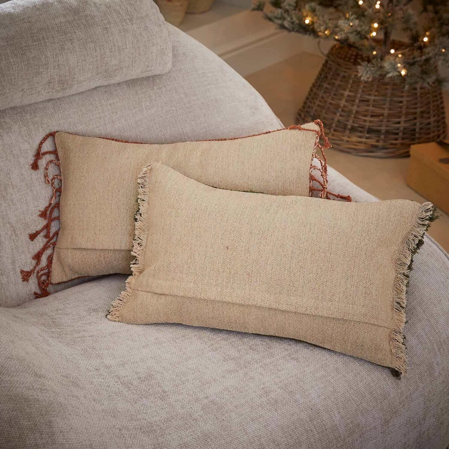 Lot de 2 housses de coussins Winlow