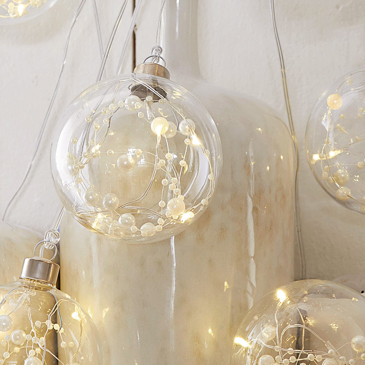 Lot de 6 décorations de Noël Gisella
