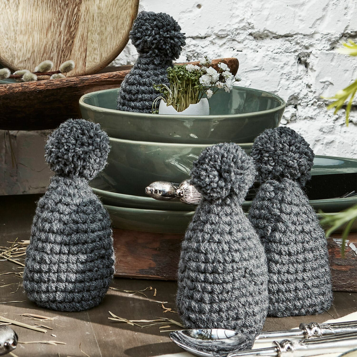 Lot de 4 chauffe-œufs Sellar