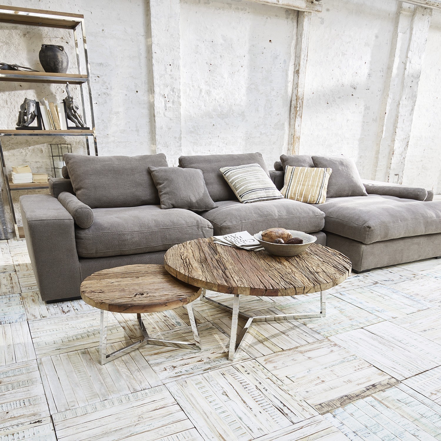 Lot de 2 tables basses Nevada