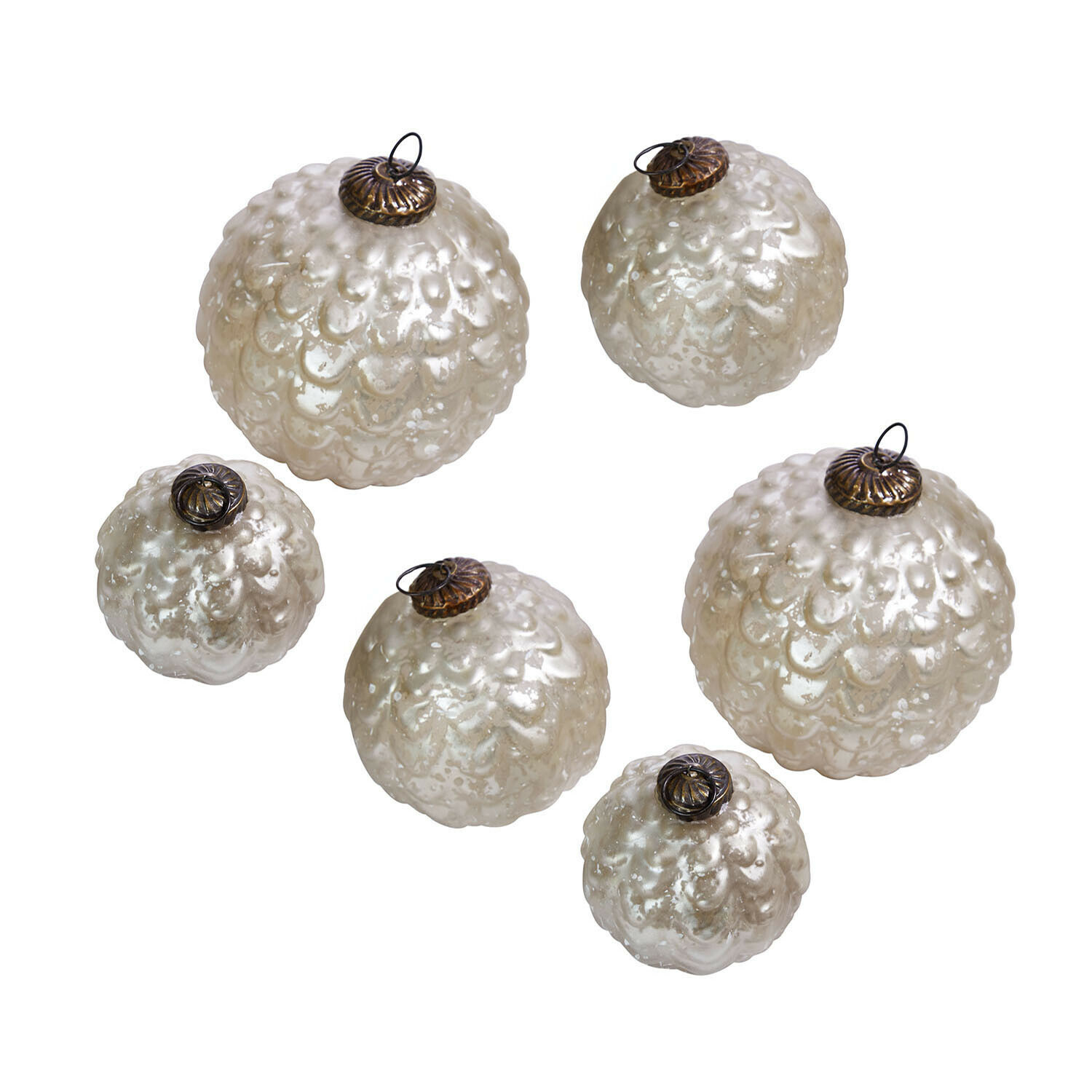 Kerstbal set van 6 Domara
