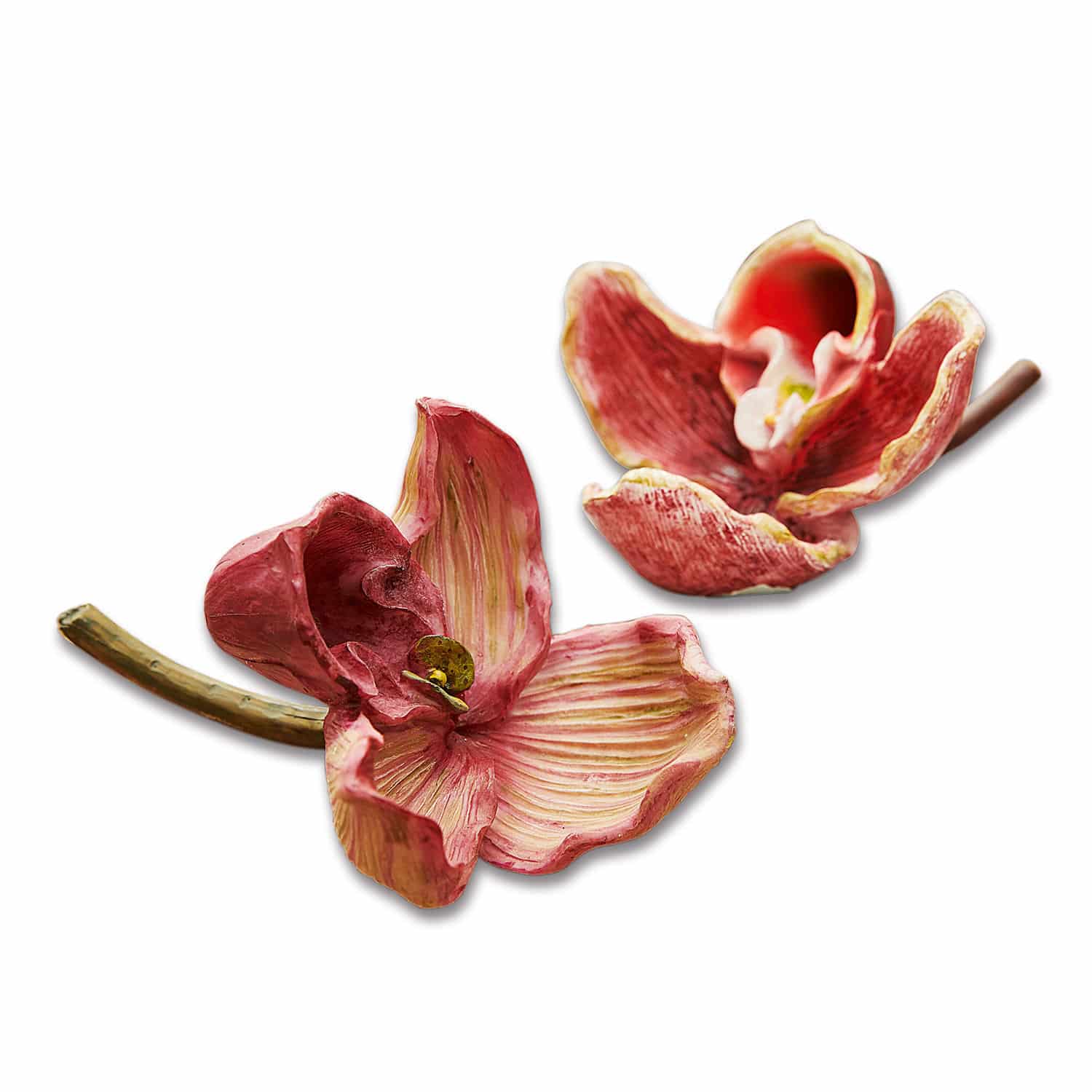 Lot de 2 fleurs décoratives Jasna