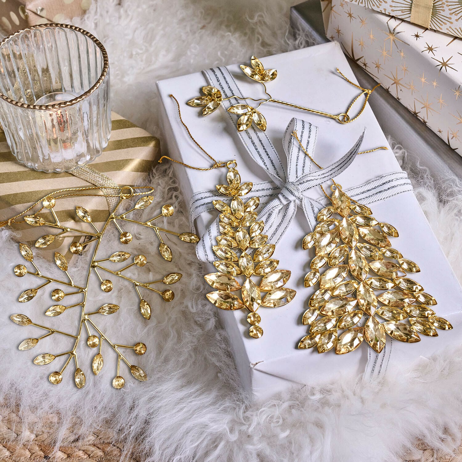 Décorations de Noël, set de 4 Zaniva