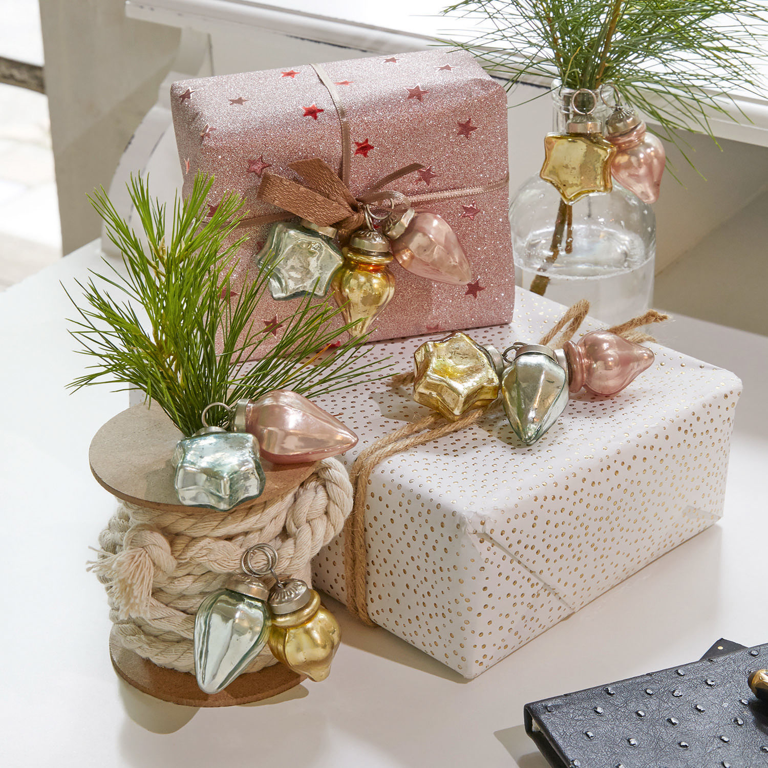 Lot de 12 décorations de Noël Courbevoie