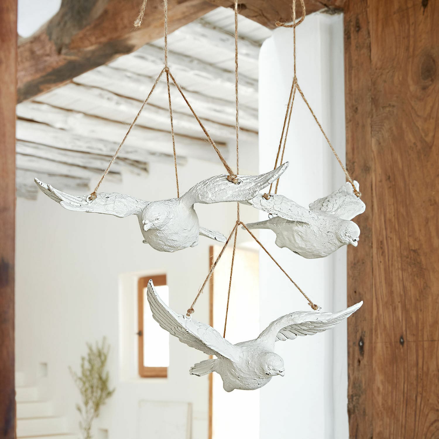 Lot de 3 décorations à suspendre Carrel