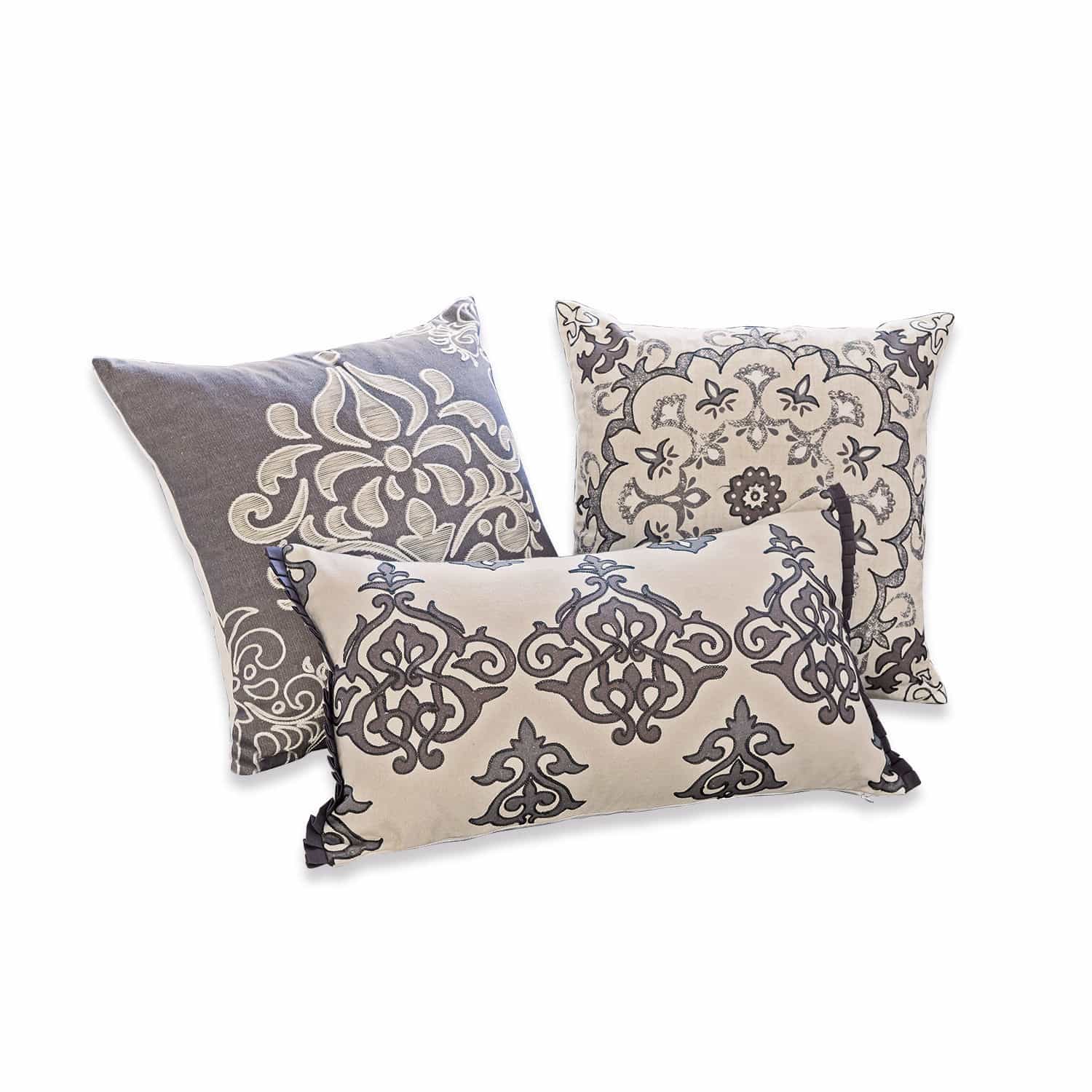 Lot de 3 housses de coussins Midasse