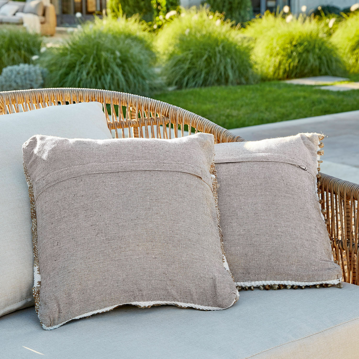 Lot de 2 housses de coussins Glynis