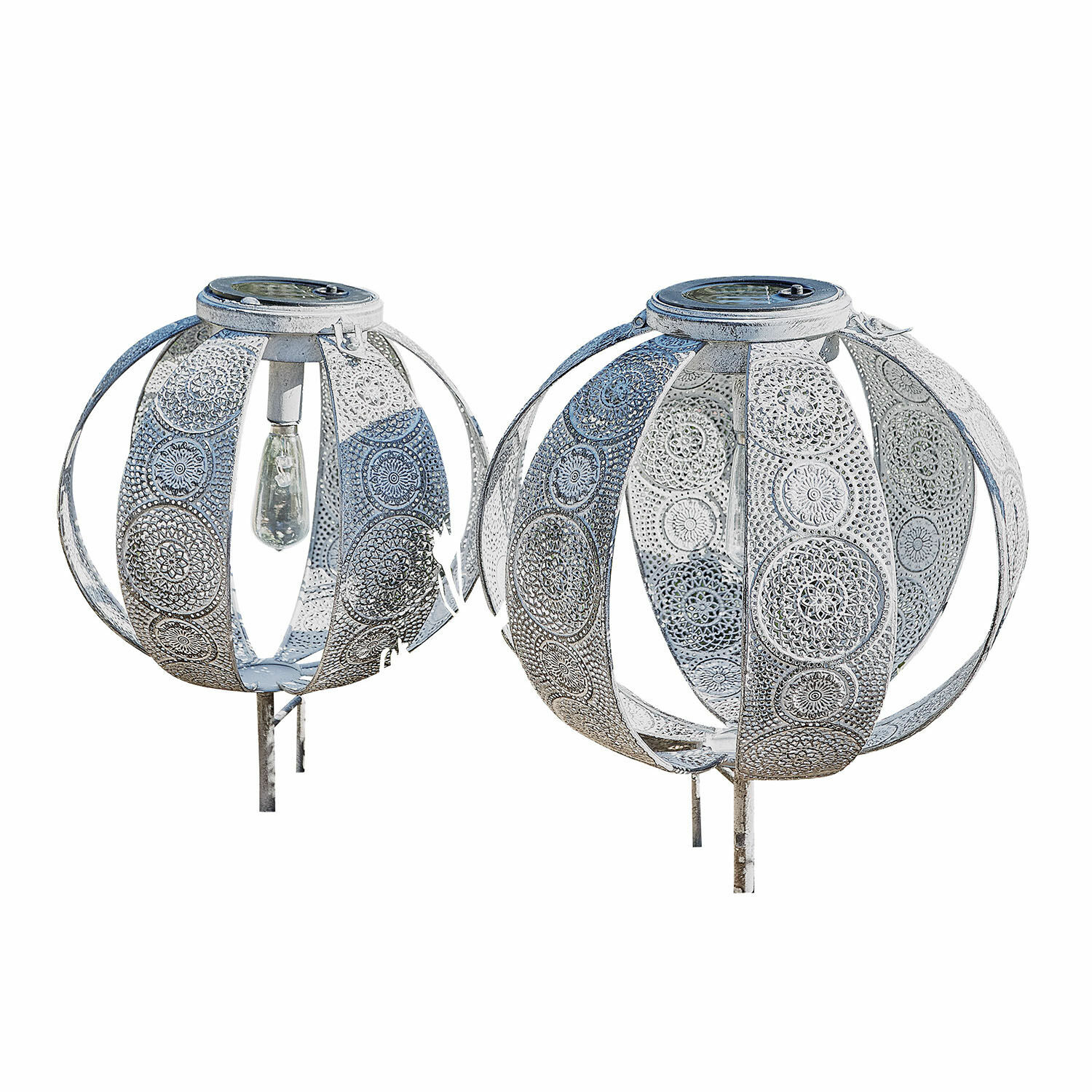 Solar-lantaarn set van 2 Carouge